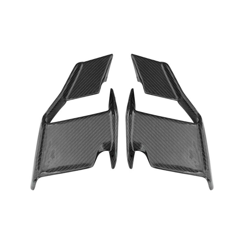 YSSLYEU Motorrad-Winglets Für S1000R Für M1000R 2021 2022 2023 Carbon Farbe Motorrad Feste Für Flügel Spoiler Verkleidung Vorne Aerodynamische Seite Winglet von YSSLYEU