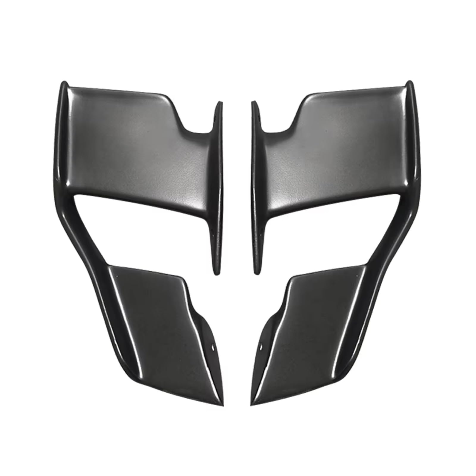 YSSLYEU Motorrad-Winglets Für S1000R Für M1000R 2021 2022 2023 Motorrad Verkleidung Vorne Aerodynamische Spoiler Winglet Motorrad Ersatzteile(Bright Black) von YSSLYEU