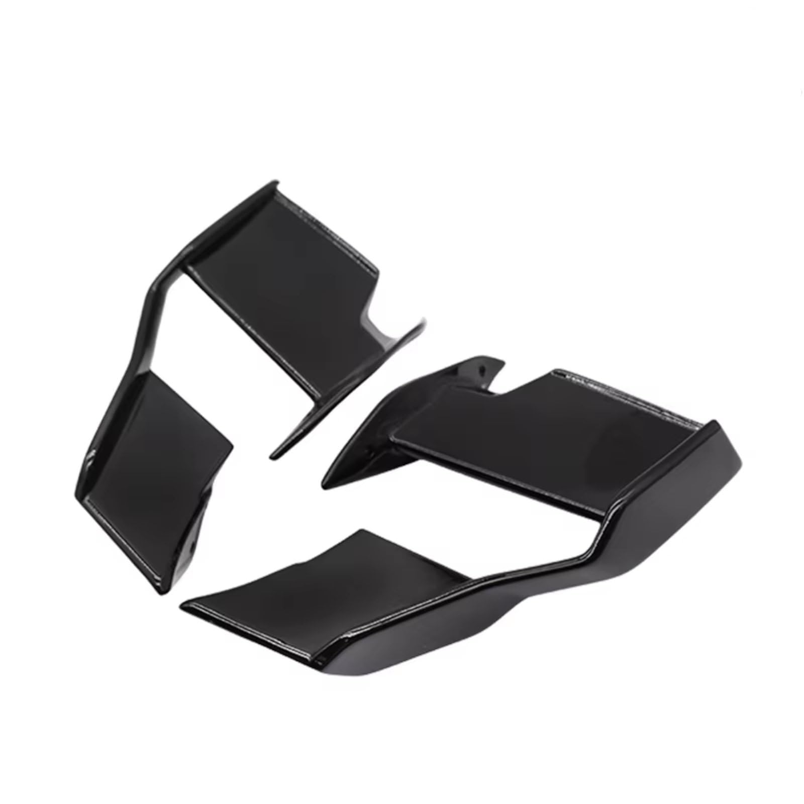 YSSLYEU Motorrad-Winglets Für S1000R Für S1000R Für M1000R 2021 2022 2023 Motorräder Verkleidung Seite Winglet Aerodynamische Für Flügel Kit Spoiler Motorrad Zubehör(Glossy Black) von YSSLYEU