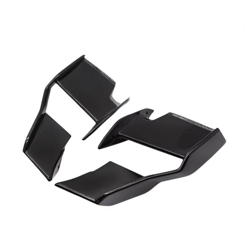 YSSLYEU Motorrad-Winglets Für S1000R Für S1000R Für M1000R 2021 2022 2023 Motorräder Verkleidung Seite Winglet Aerodynamische Für Flügel Kit Spoiler Motorrad Zubehör(Glossy Black) von YSSLYEU