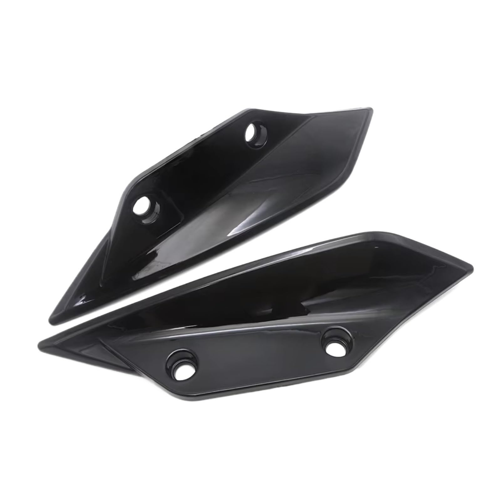 YSSLYEU Motorrad-Winglets Für S1000RR 2009 2010 2011 2012 2013 2014 Spoiler Seitenteile Verkleidungszubehör Motorrad Windabweiser Schwarz Vorderseite Kotflügel von YSSLYEU