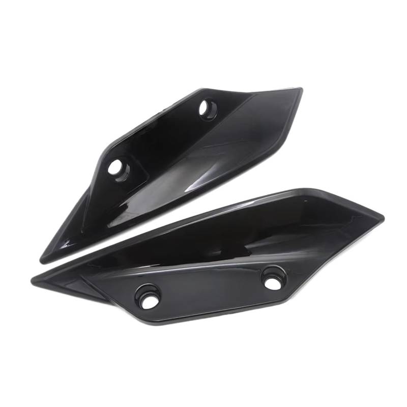 YSSLYEU Motorrad-Winglets Für S1000RR 2009 2010 2011 2012 2013 2014 Spoiler Seitenteile Verkleidungszubehör Motorrad Windabweiser Schwarz Vorderseite Kotflügel von YSSLYEU