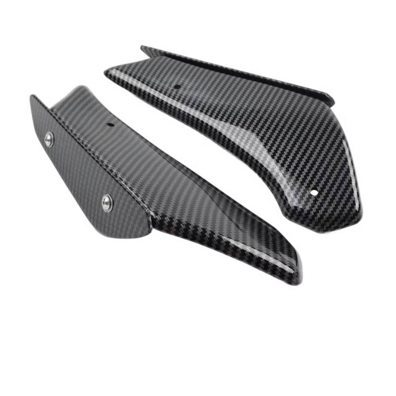 YSSLYEU Motorrad-Winglets Für S1000RR 2015 2016 2017 2018 2 Stücke Motorrad Seitenspoiler Abtrieb Winglets Verkleidung Motorrad Zubehör Ersatzteile(Carbon Fiber Pattern) von YSSLYEU