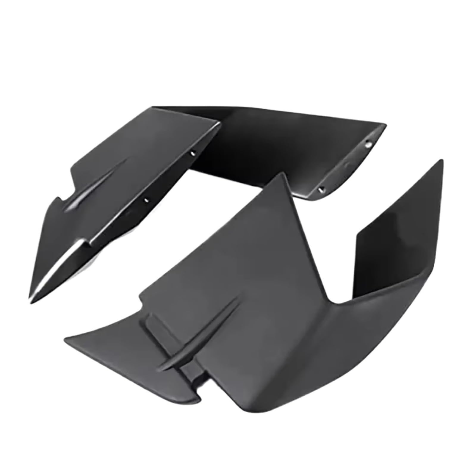 YSSLYEU Motorrad-Winglets Für S1000RR 2019 2020 2021 2022 2023 Motorrad Feste Für Flügel Spoiler Farbe Aerodynamische Winglets Seite Windschutzscheibe Verkleidungen(Bright Black ABS) von YSSLYEU