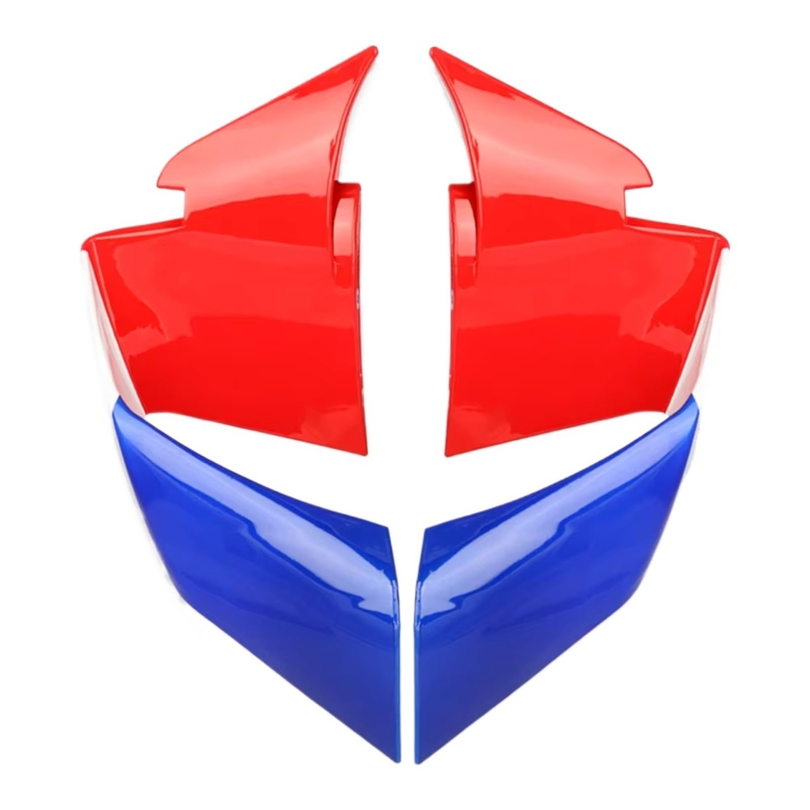 YSSLYEU Motorrad-Winglets Für S1000RR 2019 2020 2021 2022 Für M1000RR 2020 2021 2022 Zubehör Motorräder Verkleidung Seite Winglet Aerodynamische Für Flügel Kit Spoiler(Bule and red) von YSSLYEU