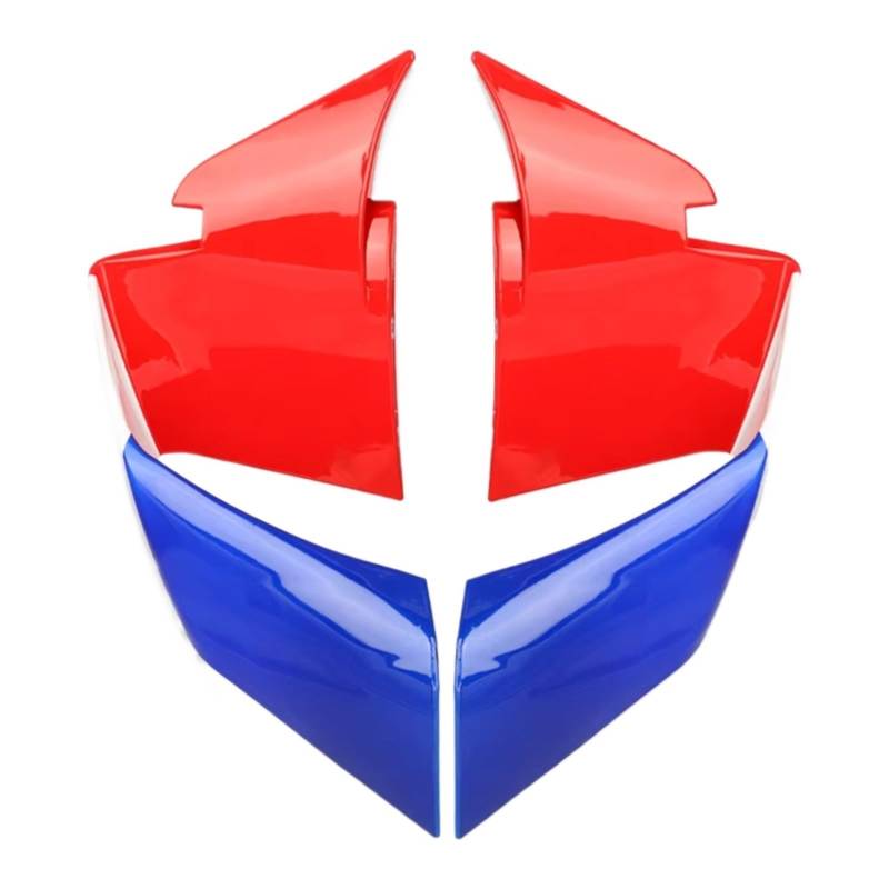 YSSLYEU Motorrad-Winglets Für S1000RR 2019 2020 2021 2022 Für M1000RR 2020 2021 2022 Zubehör Motorräder Verkleidung Seite Winglet Aerodynamische Für Flügel Kit Spoiler(Bule and red) von YSSLYEU