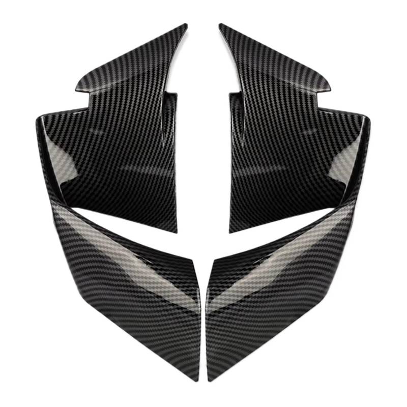 YSSLYEU Motorrad-Winglets Für S1000RR 2019 2020 2021 2022 Für M1000RR 2020 2021 2022 Zubehör Motorräder Verkleidung Seite Winglet Aerodynamische Für Flügel Kit Spoiler(Carbon Pattern) von YSSLYEU