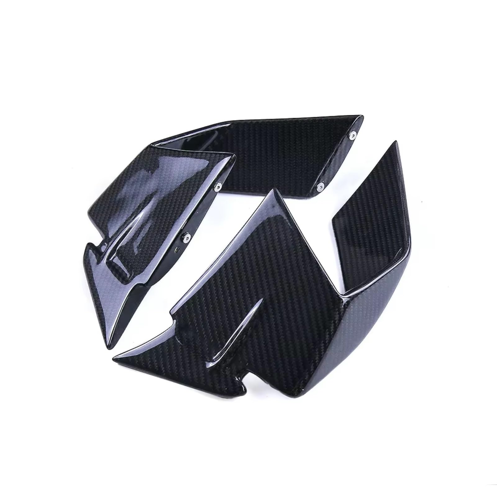 YSSLYEU Motorrad-Winglets Für S1000RR 2019 2020 2021 2022 Volle Carbon Faser Motorrad Aerodynamische Für Flügel Wind Spoiler Deflektoren Motorrad Zubehör(Twill Weave Glossy) von YSSLYEU