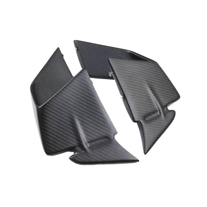 YSSLYEU Motorrad-Winglets Für S1000RR 2019 2020 2021 2022 Volle Carbon Faser Motorrad Aerodynamische Für Flügel Wind Spoiler Deflektoren Motorrad Zubehör(Twill Weave Matt) von YSSLYEU
