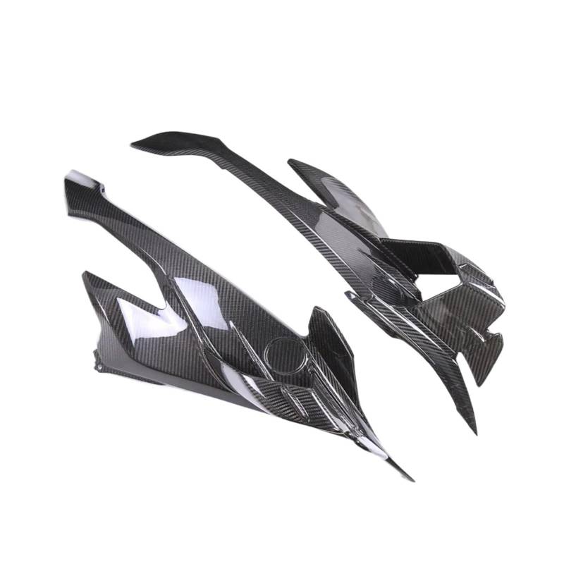 YSSLYEU Motorrad-Winglets Für S1000RR 2023 2024 3K Reine Trockene Carbon Faser Motorrad Seite Panel Verkleidung Winglets Feste Wind Für Flügel Luft Deflektor(Twill Glossy B) von YSSLYEU