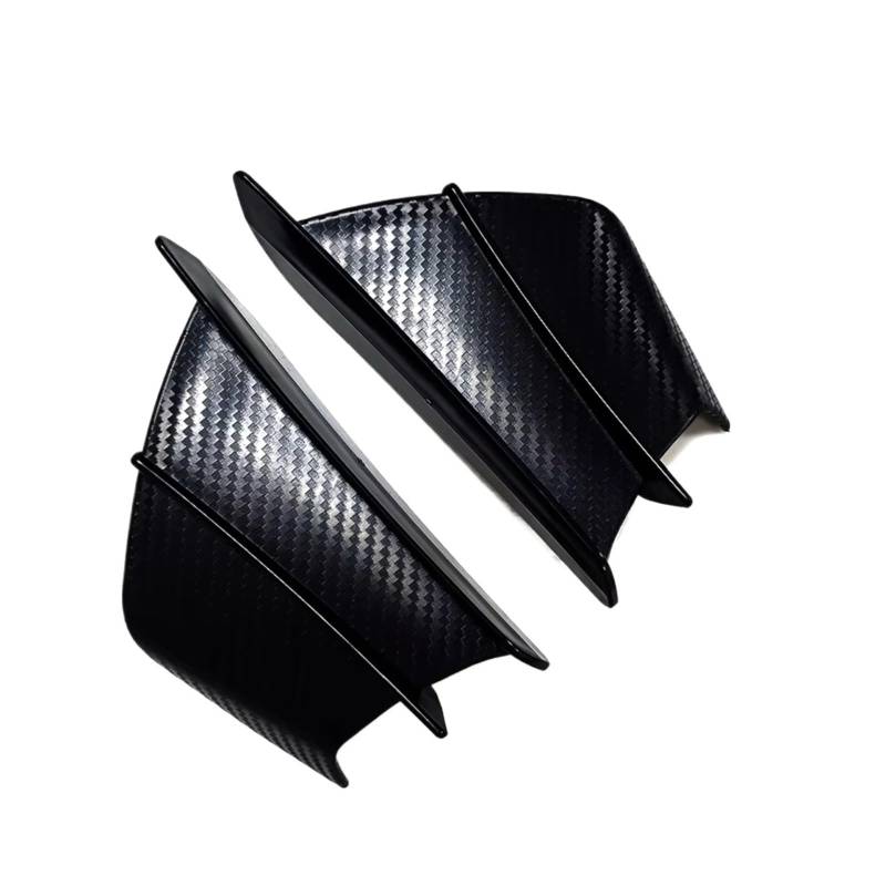 YSSLYEU Motorrad-Winglets Für S1000RR Für HP4 2009-2018 Motorrad Modifikation Zubehör Aerodynamische Feste Wind Für Flügel Kit Motorrad Spoiler(Black) von YSSLYEU