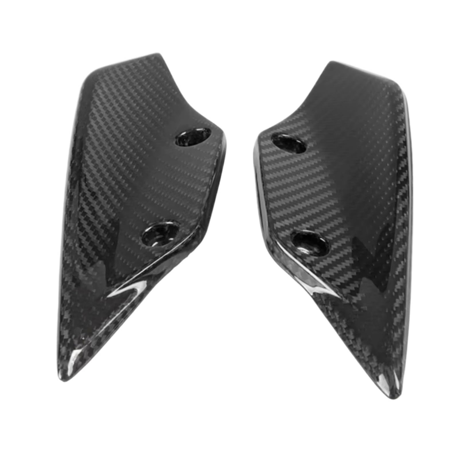 YSSLYEU Motorrad-Winglets Für S1000RR Für HP4 2012 2013 2014 Front Fender Spoiler Winglets Carbon Fiber Motorrad Verkleidung Motorrad Zubehör(Gloss) von YSSLYEU
