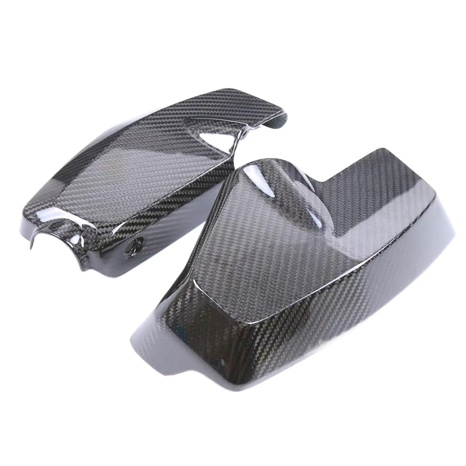 YSSLYEU Motorrad-Winglets Für Sportster Für S 1250 2021 2022 2023 Carbon Fiber Motorrad Front Kühler Abdeckungen Seiten Panels Spoiler Verkleidung Kit(Twill Weave Matte) von YSSLYEU
