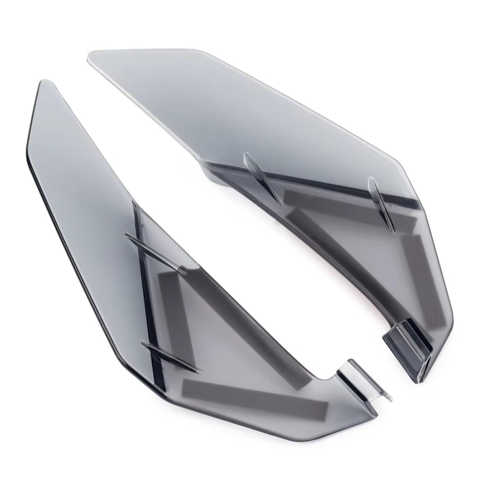 YSSLYEU Motorrad-Winglets Für XL750 Für Transalp 2023 Motorrad Vorne Windabweiser Seite Spoiler Windschutzscheibe Windschutz Motorrad Zubehör(Smoky) von YSSLYEU