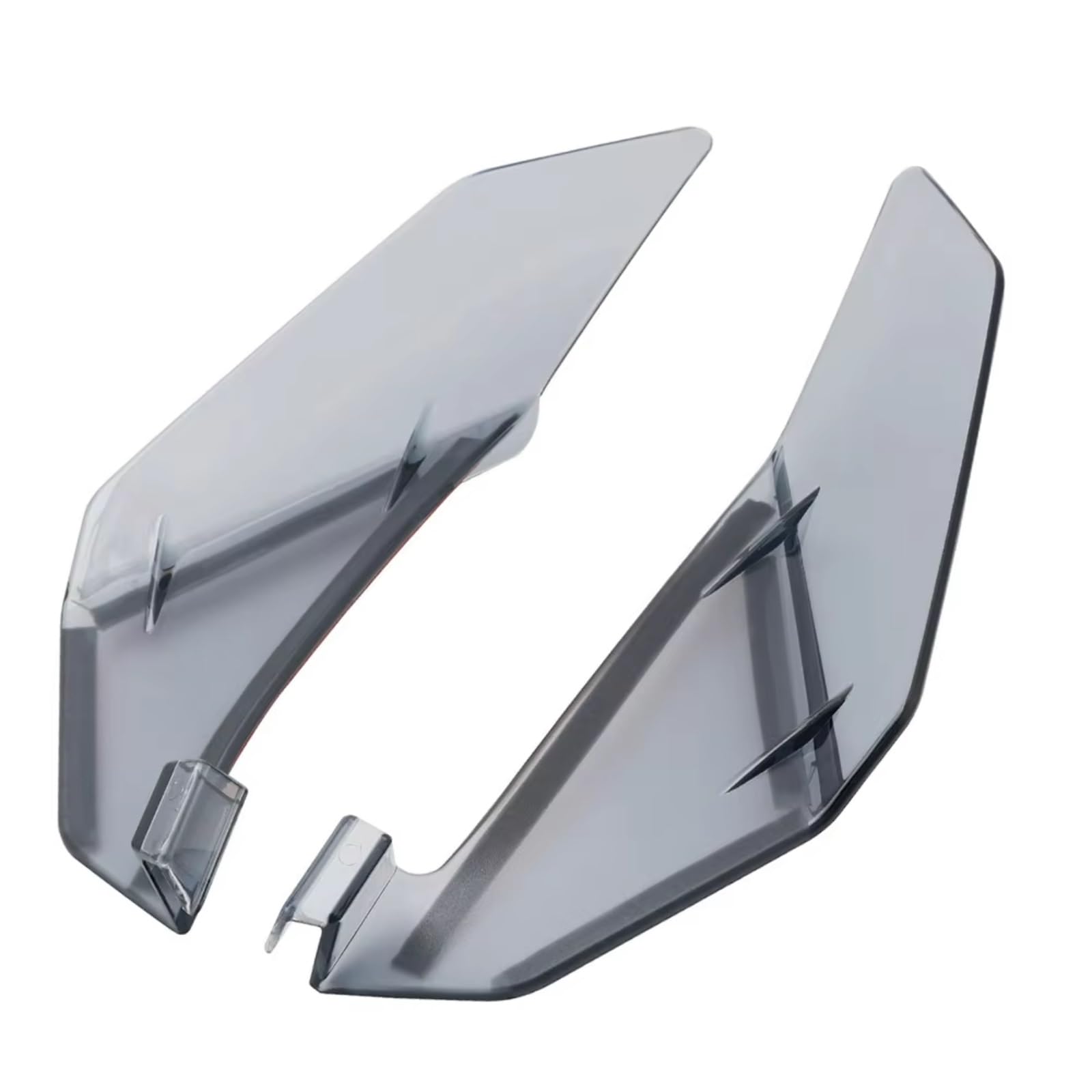 YSSLYEU Motorrad-Winglets Für XL750 Für Transalp 750 2023 2024 Hand Protector Schutz Windschutzscheibe Seite Spoiler Air Wind Deflektor Motor Zubehör(Smoke) von YSSLYEU