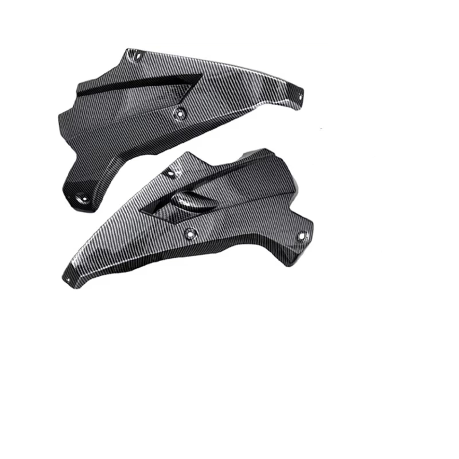 YSSLYEU Motorrad-Winglets Für Z900 2017 2018 2019 Motorrad Bauch Für Pan Motor Spoiler Unteren Panel Verkleidung Abdeckung Körper Rahmen Schutz Motorrad Zubehör(Carbon Fiber) von YSSLYEU