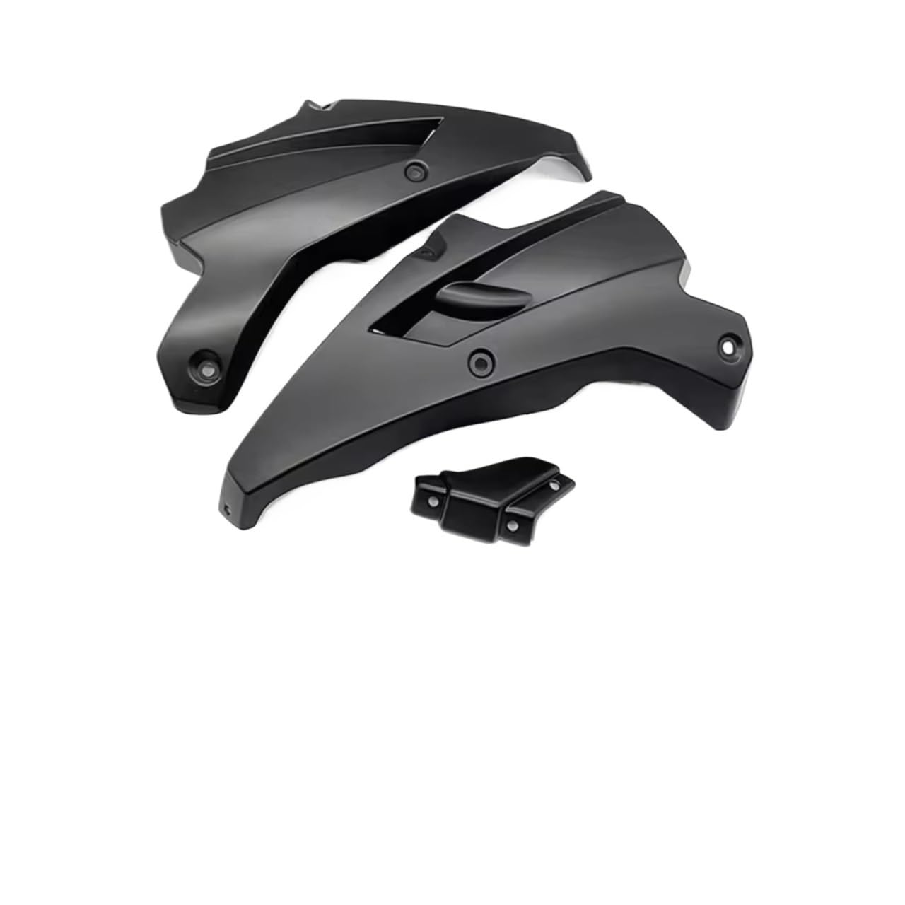YSSLYEU Motorrad-Winglets Für Z900 2020 2021 2022 2023 2024 Motorrad Bauch Für Pan Motor Spoiler Untere Verkleidung Gugel Abdeckung Körper Rahmen Seite Panel Zubehör(Black) von YSSLYEU