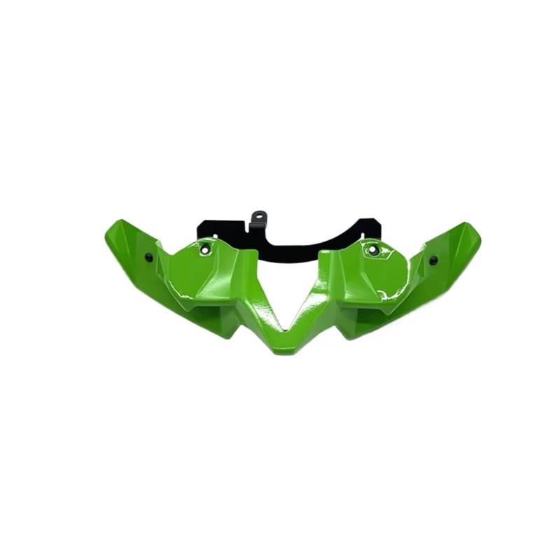 YSSLYEU Motorrad-Winglets Für Z900 2020 2021 2022 2023 2024 Motorrad Vorderrad Kotflügel Schnabel Nase Kegel Erweiterung Extender Gugel Spoiler Abdeckungen Zubehör(Green) von YSSLYEU