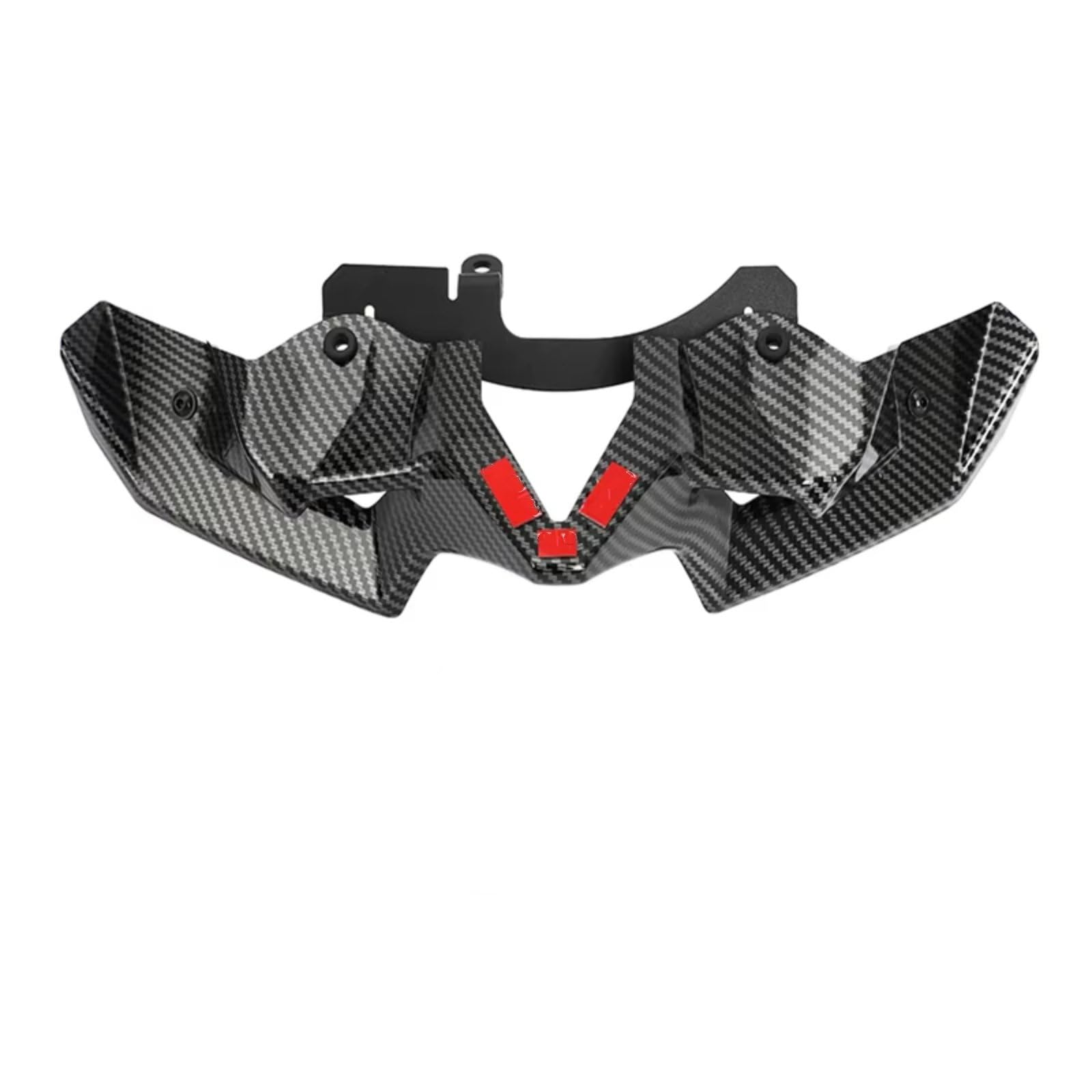 YSSLYEU Motorrad-Winglets Für Z900 2021 2022 2023 2024 Abtrieb Für Nackt Frontal Spoiler Winglets Front Schnabel Nase Kegel Extender Deflektor Motorrad Zubehör(Carbon) von YSSLYEU