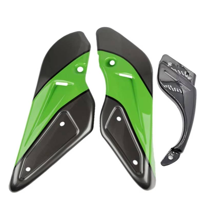 YSSLYEU Motorrad-Winglets Für Z900RS 2018 209 2020 2021 2022 Motorrad Teile Bauch Für Pan Motor Spoiler Unteren Panel Verkleidung Gugel Abdeckung Körper Rahmen Schutz(Green) von YSSLYEU