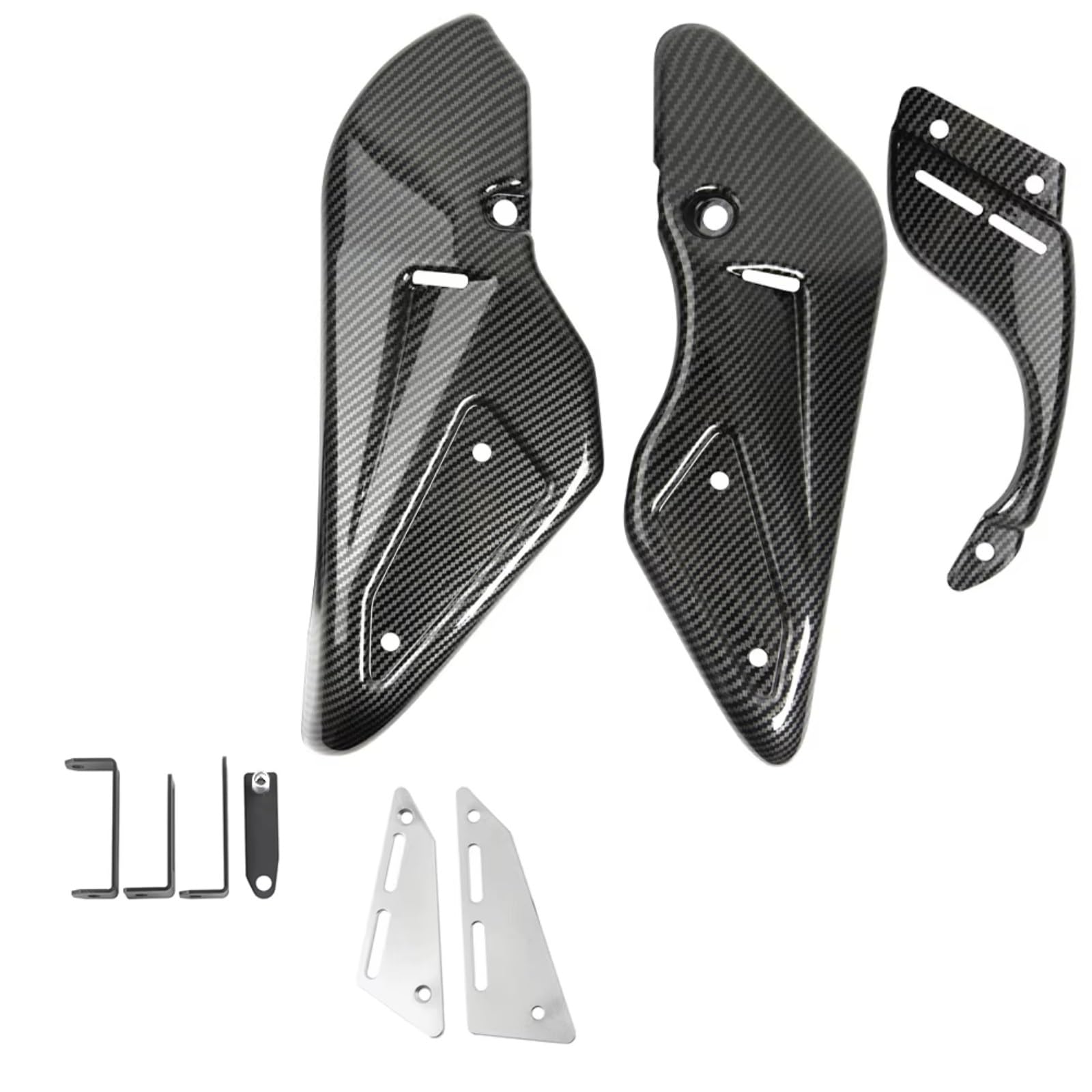 YSSLYEU Motorrad-Winglets Für Z900RS SE Für Cafe ABS 2018 2019 2020 2021 2022 2023 2024 Motorrad Panel Rahmen Abdeckung Teile Bauch Für Pan Lower Motor Spoiler Verkleidung(Carbon Fiber Look) von YSSLYEU