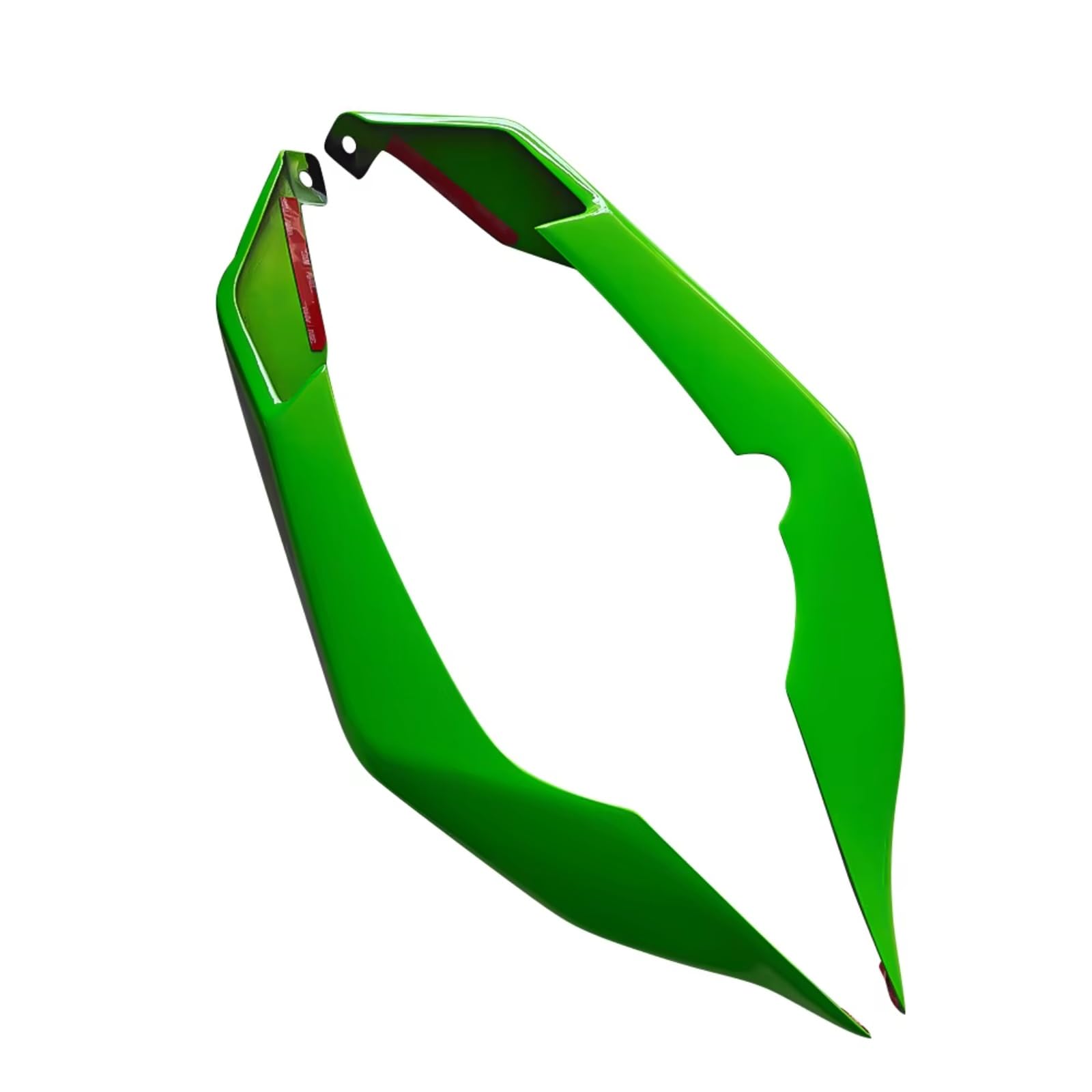YSSLYEU Motorrad-Winglets Für ZX-10R 2016 2017 2018 2019 2020 Motorrad Hinten Schwanz Fest Für Flügel Seite Aerodynamische Winglet Spoiler Verkleidung Motorrad Zubehör(Green) von YSSLYEU