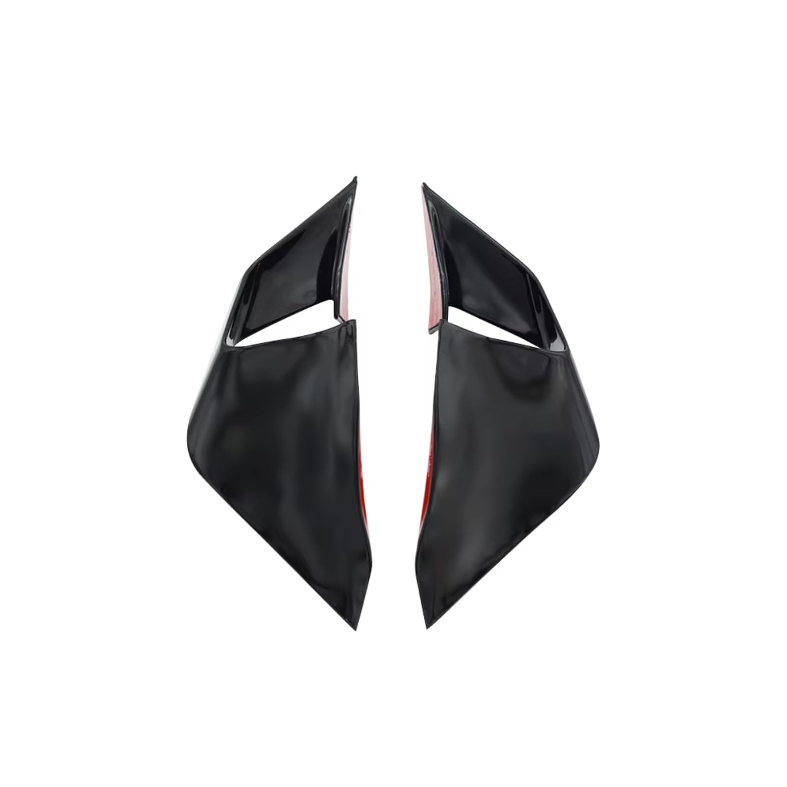 YSSLYEU Motorrad-Winglets Für ZX-25R Für ZX-4R Für ZX-4RR 2021 2022 2023 2024 Farbe Aerodynamischer Spoiler Winglet Motorrad Fester Wind Für Flügel Motorradzubehör(Gloss Black) von YSSLYEU