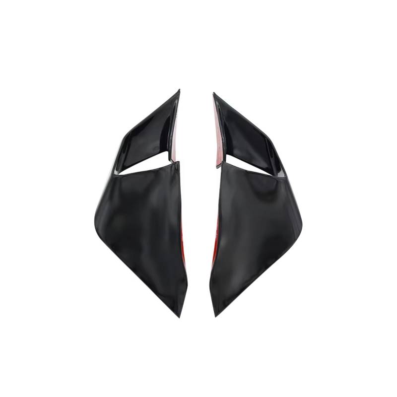 YSSLYEU Motorrad-Winglets Für ZX-25R Für ZX-4R Für ZX-4RR 2021 2022 2023 2024 Farbe Aerodynamischer Spoiler Winglet Motorrad Fester Wind Für Flügel Motorradzubehör(Gloss Black) von YSSLYEU