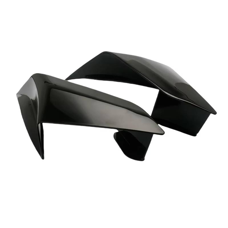 YSSLYEU Motorrad-Winglets Für ZX-25R Für ZX-4R Für ZX-4RR 2021 2022 2023 2024 Motorrad Feste Wind Für Flügel Aerodynamische Spoiler Winglets Verkleidung(Glossy Black) von YSSLYEU