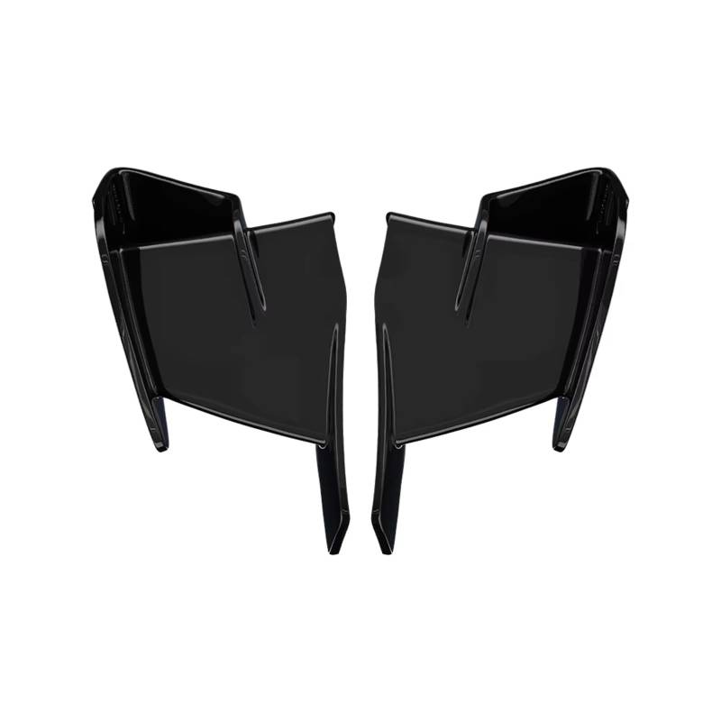 YSSLYEU Motorrad-Winglets Für ZX-4R Für ZX-4RR Für ZX-25R 2020 2021 2022 2023 2024 Front Aerodynamische Winglet Verkleidung Kit Motorrad Fest Für Flügel Spoiler(Glossy Black) von YSSLYEU