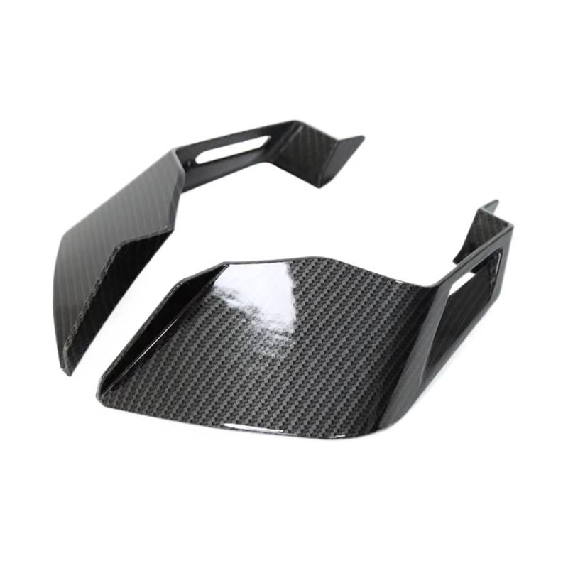 YSSLYEU Motorrad-Winglets Für ZX10R 2017 2018 2019 2020 2021 Motorrad Verkleidung Teile Kit Feste Winglet Aerodynamische Flügel Spoiler Motorrad Zubehör(Carbon Fiber) von YSSLYEU