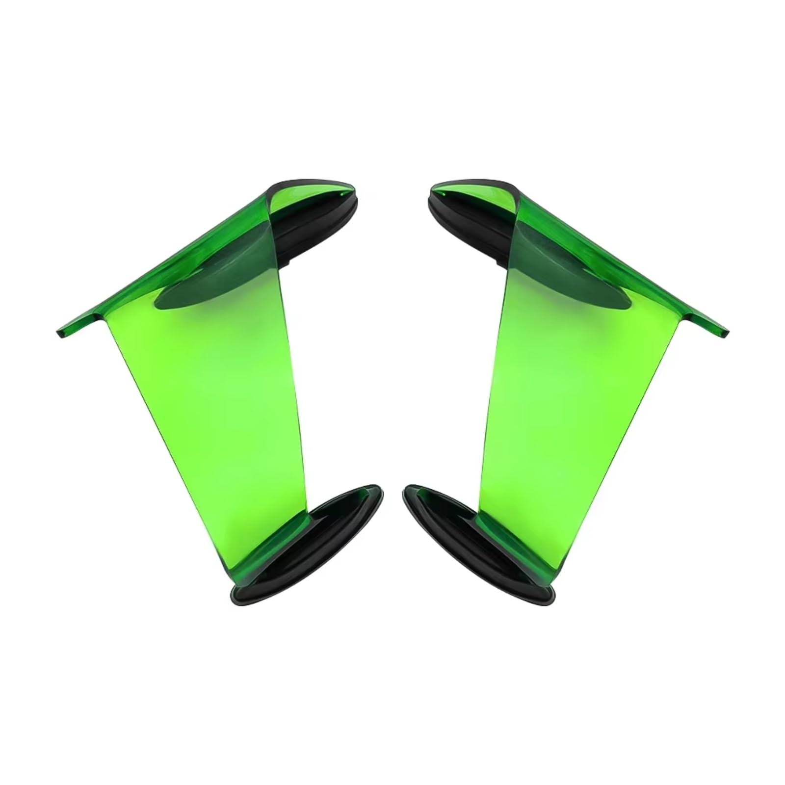 YSSLYEU Motorrad-Winglets Für ZX10R 2022 2023 2024 Motorrad Verkleidung Feste Wind Für Flügel Spoiler Teile Pneumatische Für Flügel Kit Motorrad Zubehör(Green) von YSSLYEU