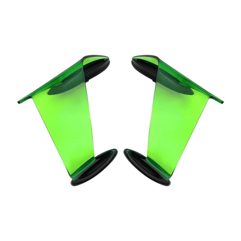 YSSLYEU Motorrad-Winglets Für ZX10R 2022 2023 2024 Motorrad Verkleidung Feste Wind Für Flügel Spoiler Teile Pneumatische Für Flügel Kit Motorrad Zubehör(Green) von YSSLYEU
