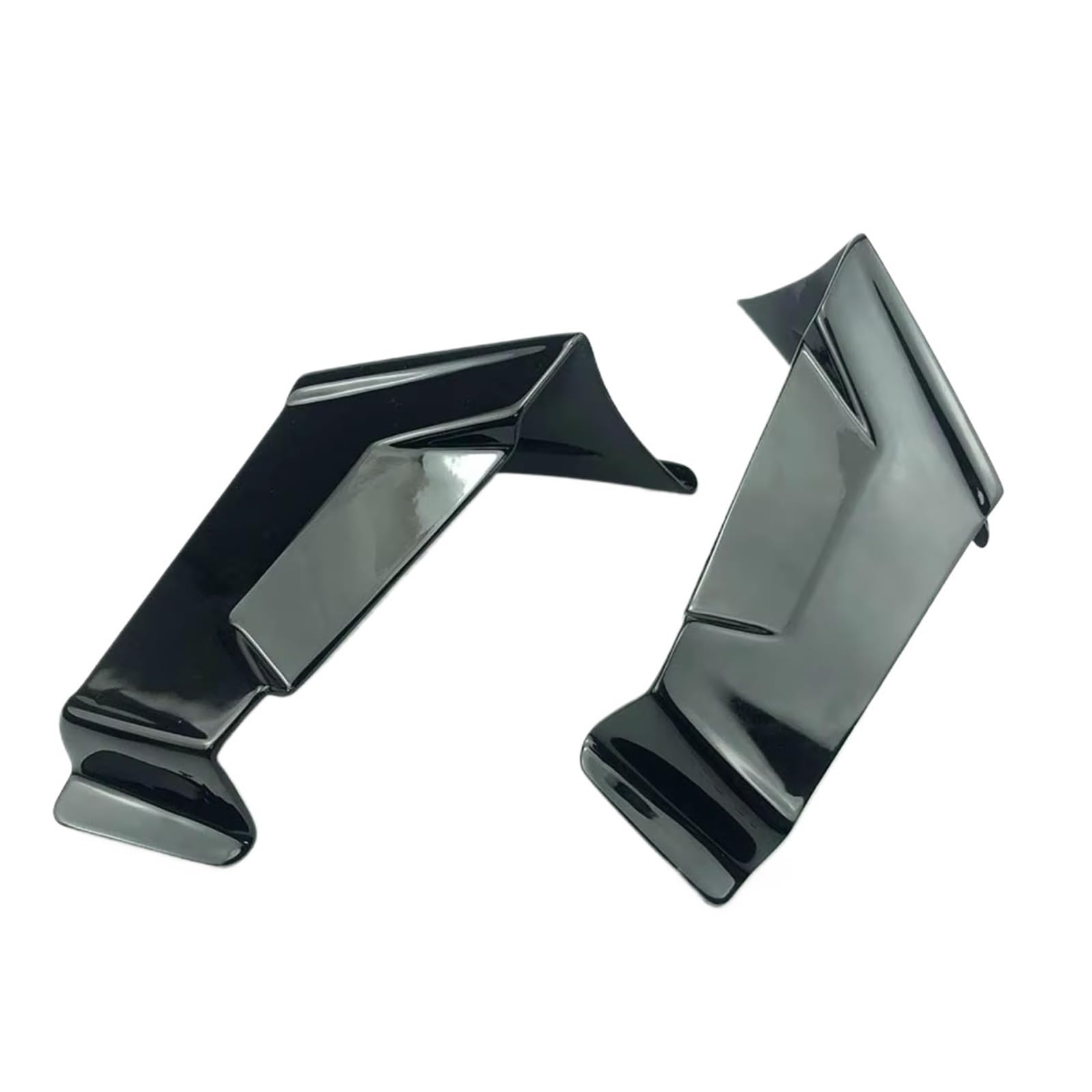 YSSLYEU Motorrad-Winglets Kompatibel Mit Aprilia Für RS660 Für Tuono 660 2021 2022 2023 Für Naked Frontspoiler Winglet Aerodynamik Für Wing Kit Spoiler(Bright Black) von YSSLYEU