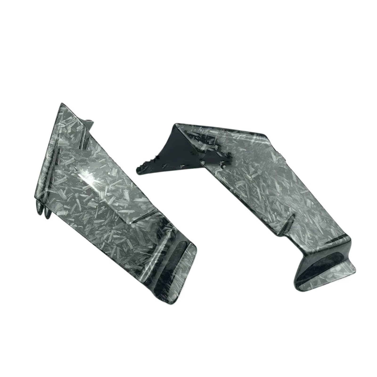 YSSLYEU Motorrad-Winglets Kompatibel Mit Aprilia Für RS660 Für Tuono 660 2021 2022 2023 Für Naked Frontspoiler Winglet Aerodynamik Für Wing Kit Spoiler(Forging Pattern) von YSSLYEU
