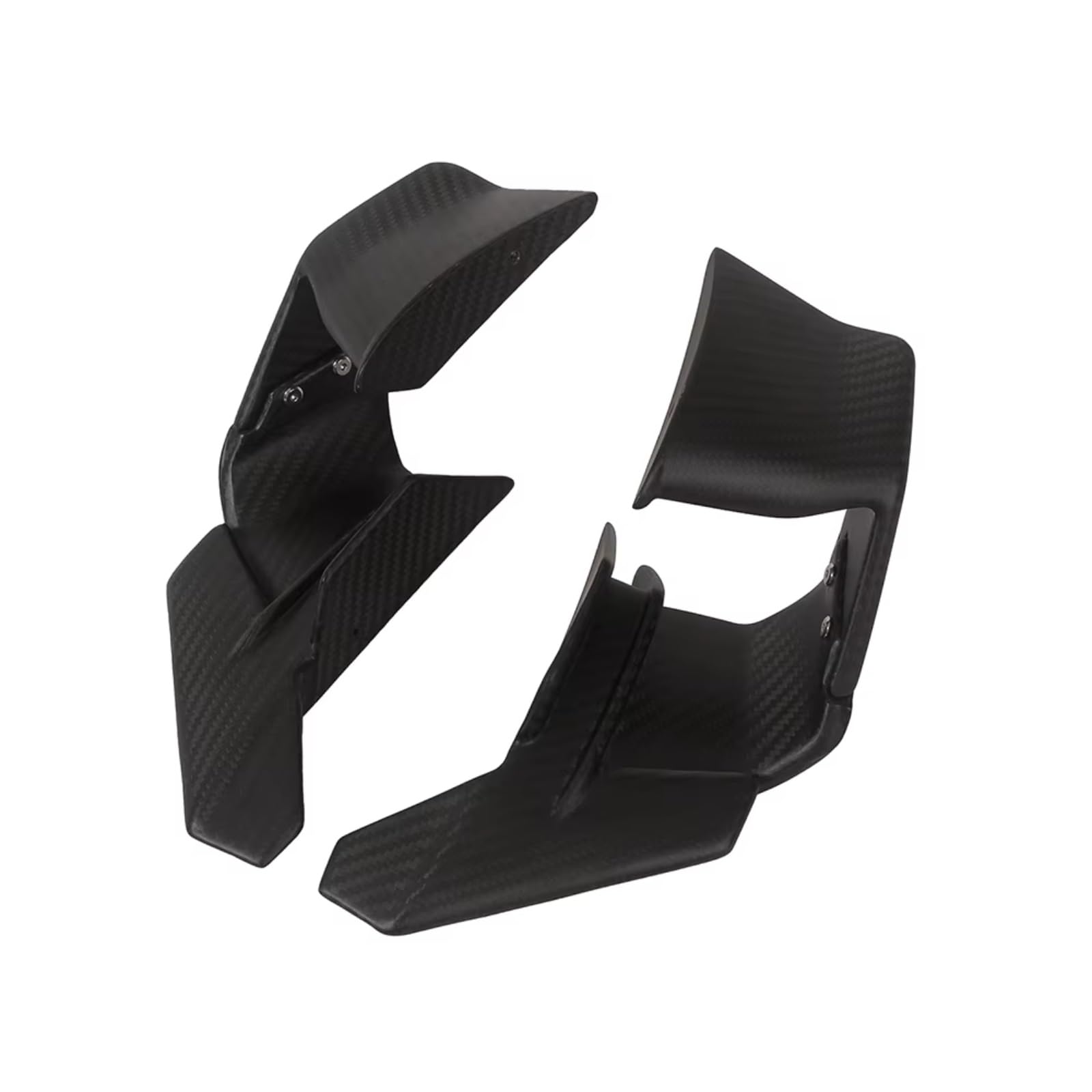 YSSLYEU Motorrad-Winglets Kompatibel Mit Aprilia Für RS660 Motorrad Carbon Side Für Flügel Winglet Verkleidung Spoiler Air Deflektor Motorrad Zubehör(Matt) von YSSLYEU