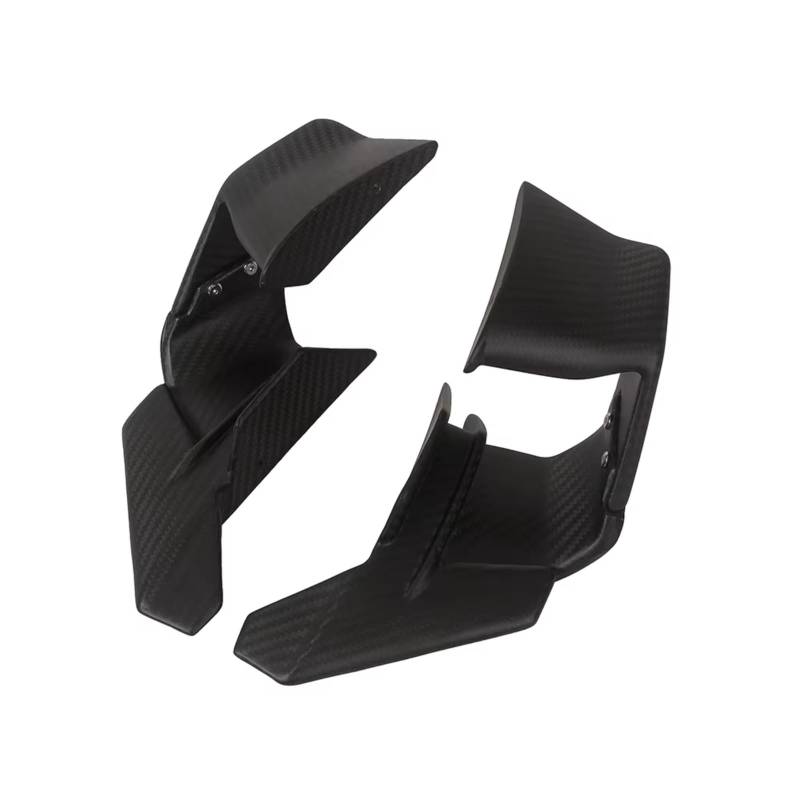 YSSLYEU Motorrad-Winglets Kompatibel Mit Aprilia Für RS660 Motorrad Carbon Side Für Flügel Winglet Verkleidung Spoiler Air Deflektor Motorrad Zubehör(Matt) von YSSLYEU