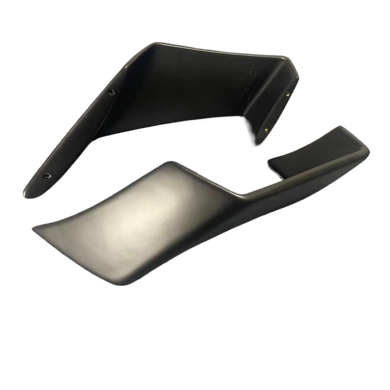 YSSLYEU Motorrad-Winglets Kompatibel Mit Aprilia Für RSV4 2009–2020 Aerodynamisches Seiten-Winglet-Verkleidungsset Motorrad-Starrflügel-Spoiler-Flügelabweiser(Bright Black) von YSSLYEU