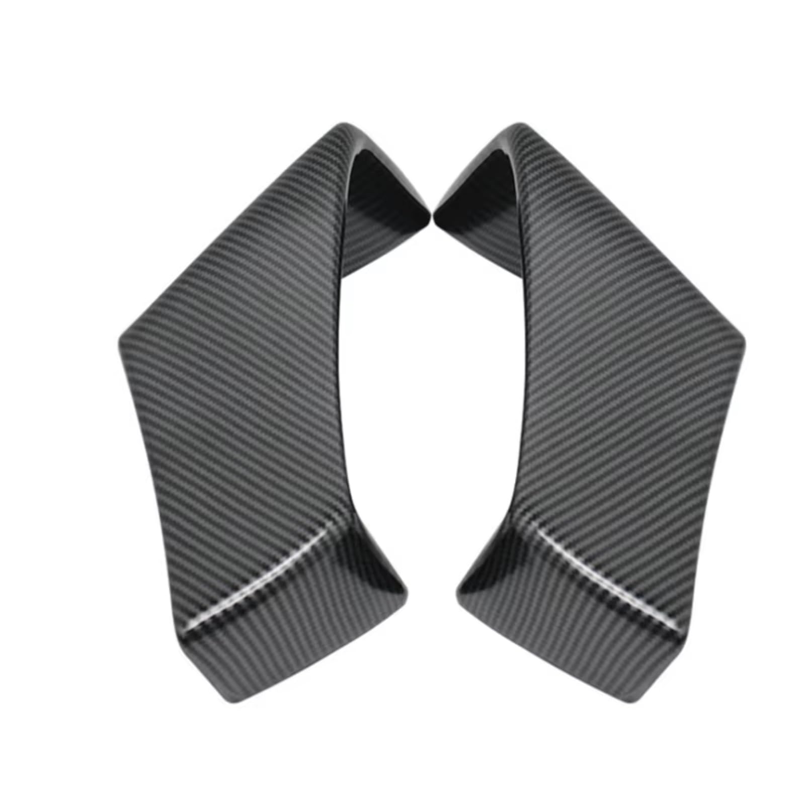 YSSLYEU Motorrad-Winglets Kompatibel Mit Aprilia Für RSV4 2009–2021 Motorrad-Feste Tragflächen Fixiert Für Flügel ABS Aerodynamische Seite Für Flügel Zubehörteil Spoiler(ABS Carbon Fiber) von YSSLYEU