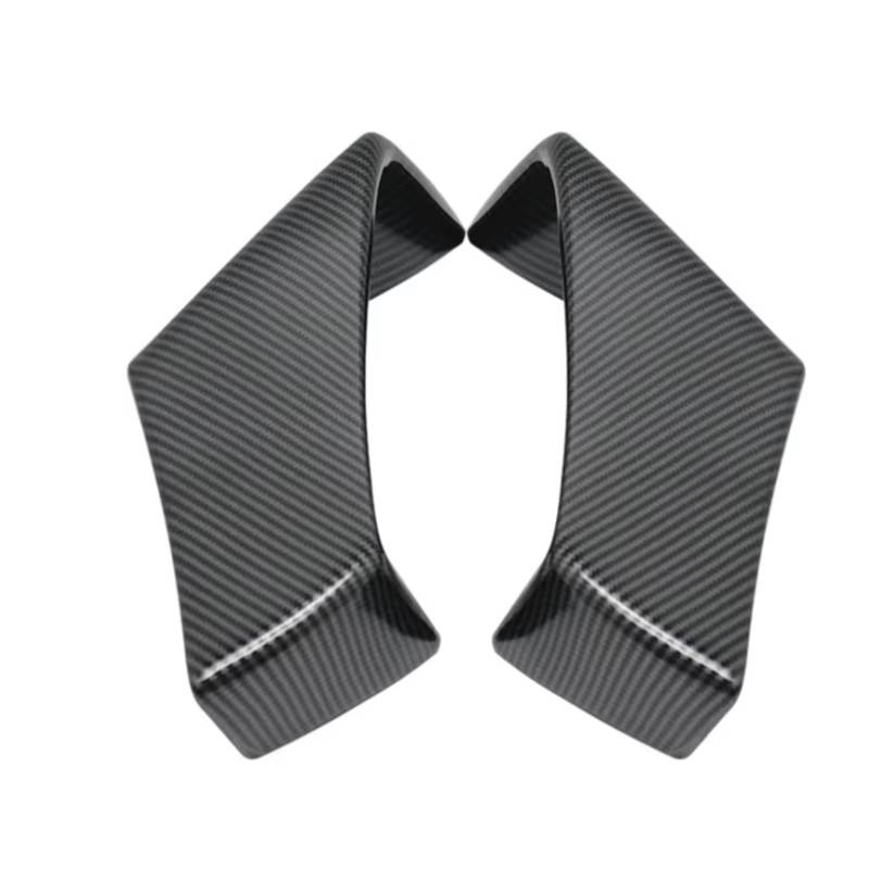YSSLYEU Motorrad-Winglets Kompatibel Mit Aprilia Für RSV4 2009–2021 Motorrad-Feste Tragflächen Fixiert Für Flügel ABS Aerodynamische Seite Für Flügel Zubehörteil Spoiler(ABS Carbon Fiber) von YSSLYEU