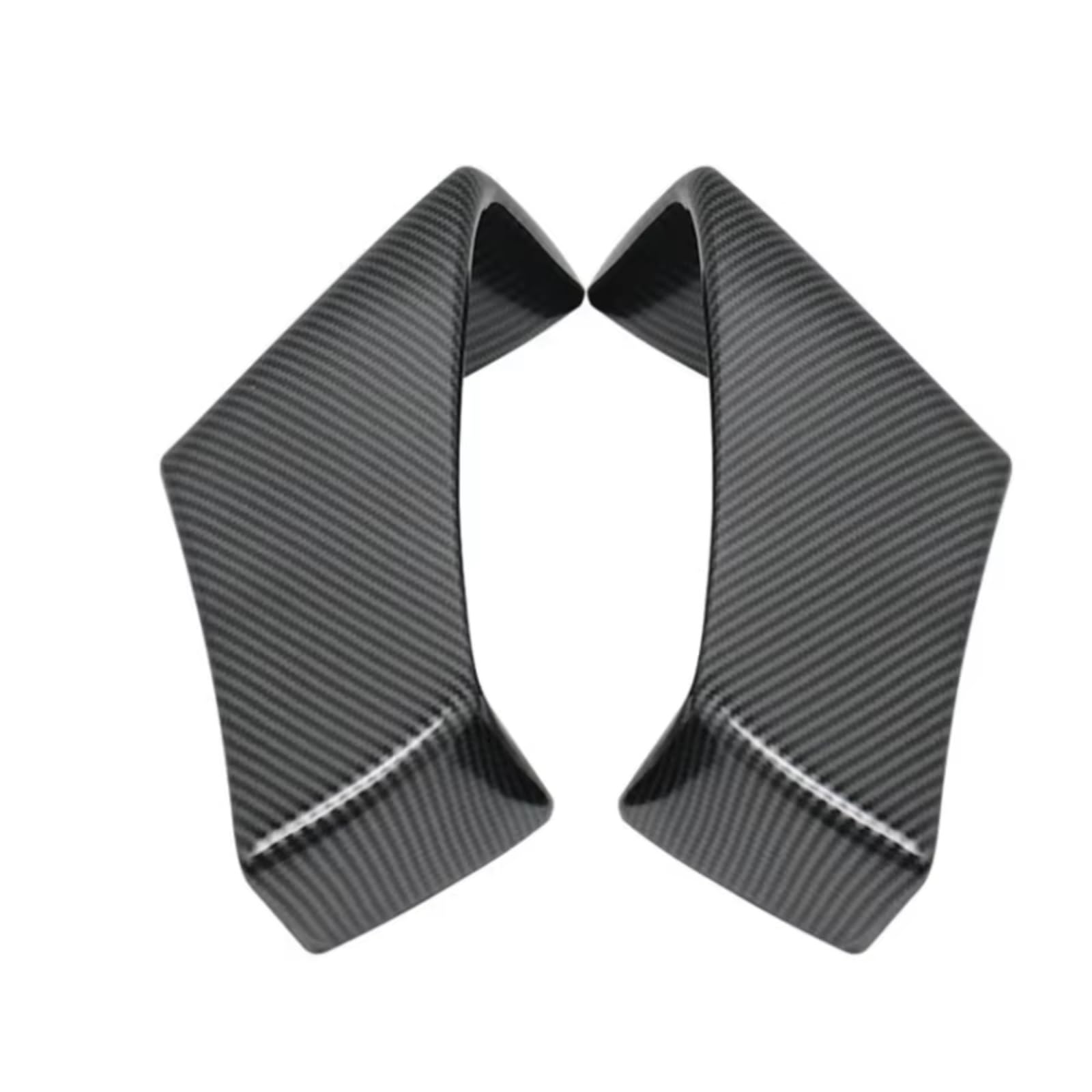 YSSLYEU Motorrad-Winglets Kompatibel Mit Aprilia Für RSV4 2009–2021 Motorrad-Feste Tragflächen Fixiert Für Flügel ABS Aerodynamische Seite Für Flügel Zubehörteil Spoiler(Carbon Fiber) von YSSLYEU