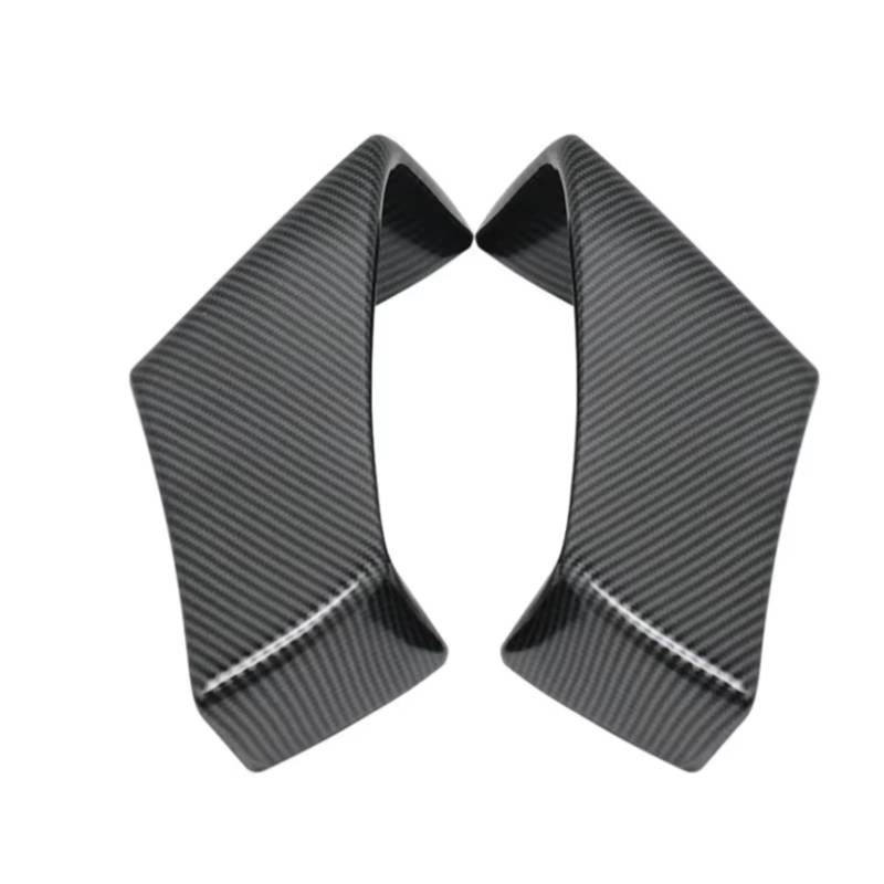 YSSLYEU Motorrad-Winglets Kompatibel Mit Aprilia Für RSV4 2009–2021 Motorrad-Feste Tragflächen Fixiert Für Flügel ABS Aerodynamische Seite Für Flügel Zubehörteil Spoiler(Carbon Fiber) von YSSLYEU