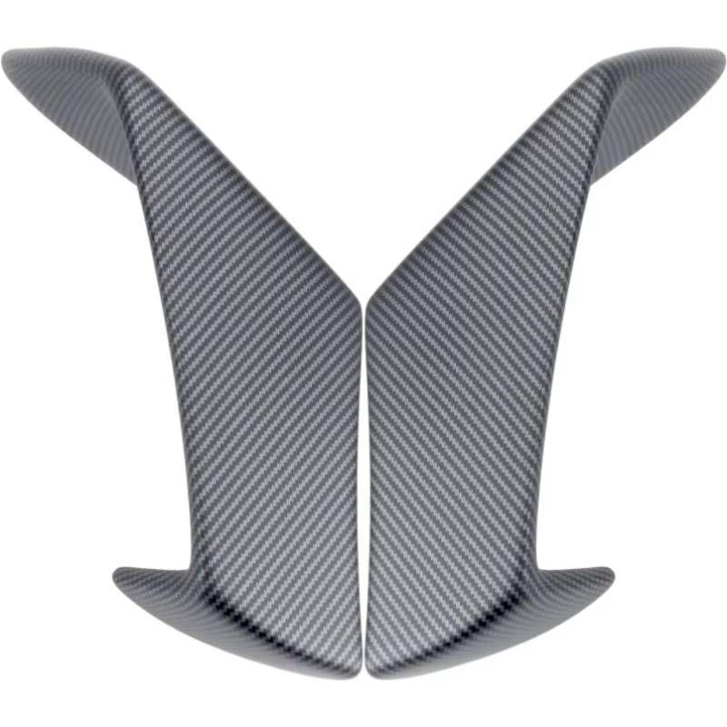YSSLYEU Motorrad-Winglets Kompatibel Mit Aprilia Für RSV4 2009–2021 Motorrad-Feste Tragflächen Fixiert Für Flügel ABS Aerodynamische Seite Für Flügel Zubehörteil Spoiler(Matte Carbon) von YSSLYEU
