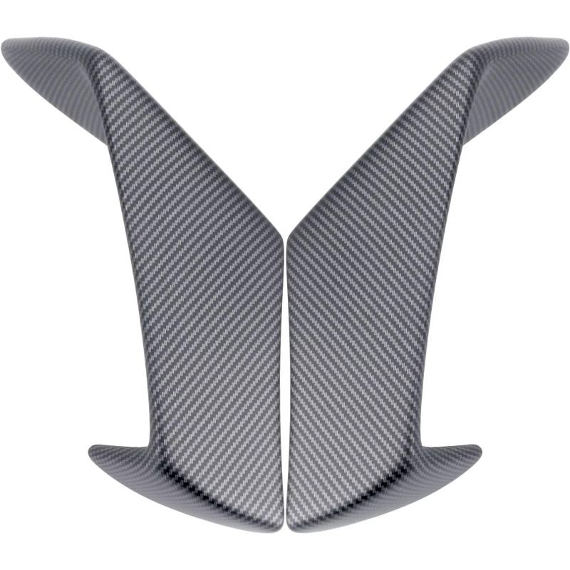 YSSLYEU Motorrad-Winglets Kompatibel Mit Aprilia Für RSV4 Für RF 2009–2021 Motorrad-Winglet Aerodynamisch Für Flügel-Kit Spoiler Fest Für Flügel Motorrad-Zubehör(Matte ABS Carbon) von YSSLYEU