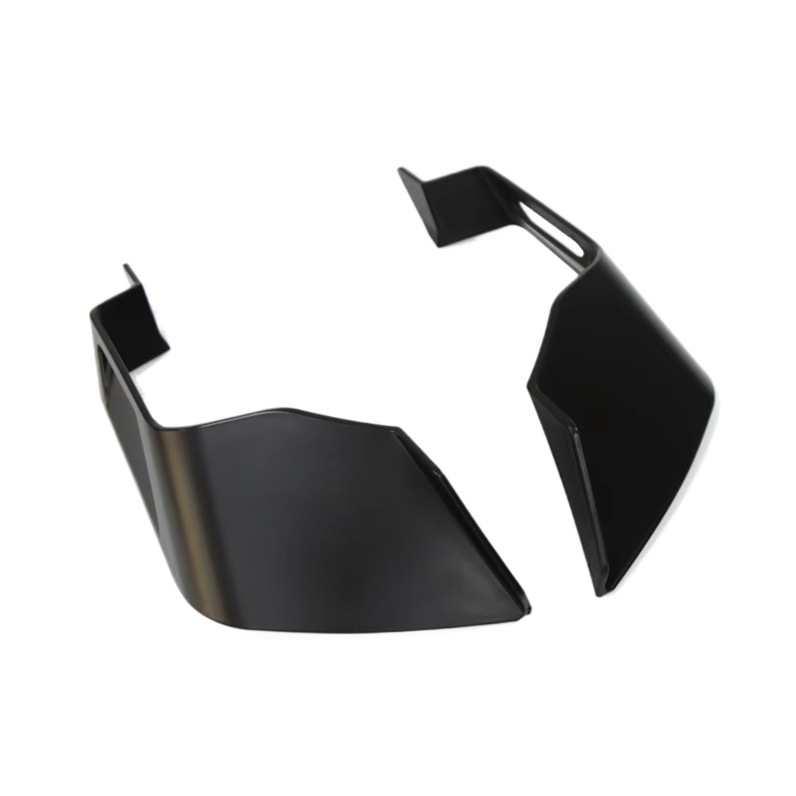 YSSLYEU Motorrad-Winglets Kompatibel Mit Aprilia Für Tuono Für V4 1100 2023 Downforce Racing Spoiler Aero Winglets Seitenwindabweiser Windschutzscheibe Aerodynamisch Für Flügel(Black) von YSSLYEU
