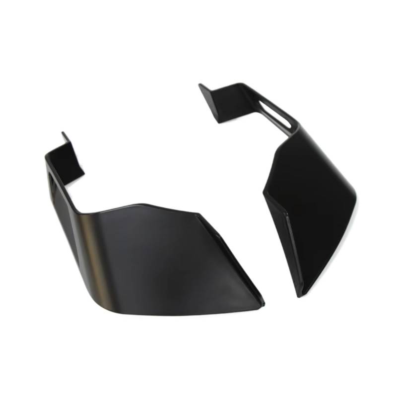 YSSLYEU Motorrad-Winglets Kompatibel Mit Aprilia Für Tuono Für V4 1100 2023 Downforce Racing Spoiler Aero Winglets Seitenwindabweiser Windschutzscheibe Aerodynamisch Für Flügel(Black) von YSSLYEU