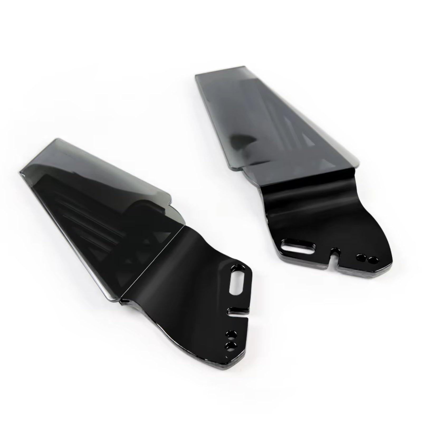 YSSLYEU Motorrad-Winglets Kompatibel Mit Ducati Für 848 Für 1098 Für 1198 Motorrad Winglet Aerodynamik Für Wing Kit Spoiler Rückspiegel Fixiert Für Wing(Frosting Gray) von YSSLYEU