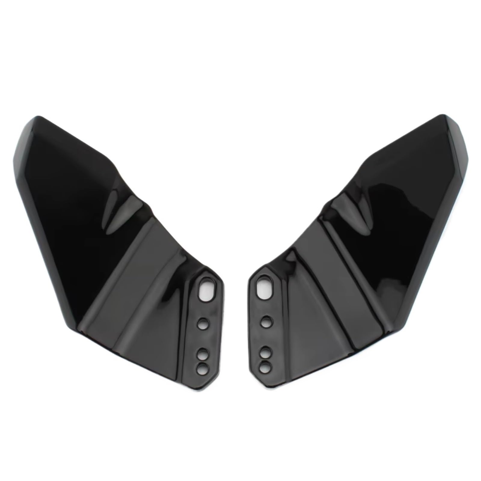 YSSLYEU Motorrad-Winglets Kompatibel Mit Ducati Für 999 1098 1198 Für 999/749 Motorrad Winglet Aerodynamik Für Wing Kit Spoiler Motorradzubehör(Bright Black) von YSSLYEU
