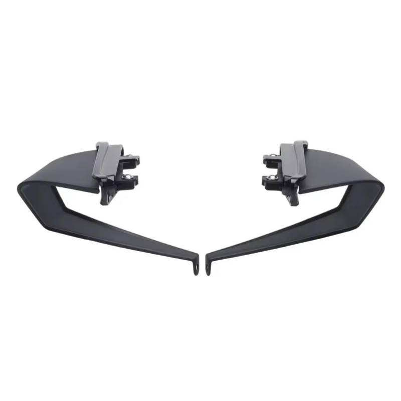 YSSLYEU Motorrad-Winglets Kompatibel Mit Ducati Für Monster 937 SP 2023 Für Monster 950 2021–2024 Aerodynamischer Seitlicher Abtrieb Für Nackte Spoiler Festes Winglet Für Flügel(Black - Black) von YSSLYEU