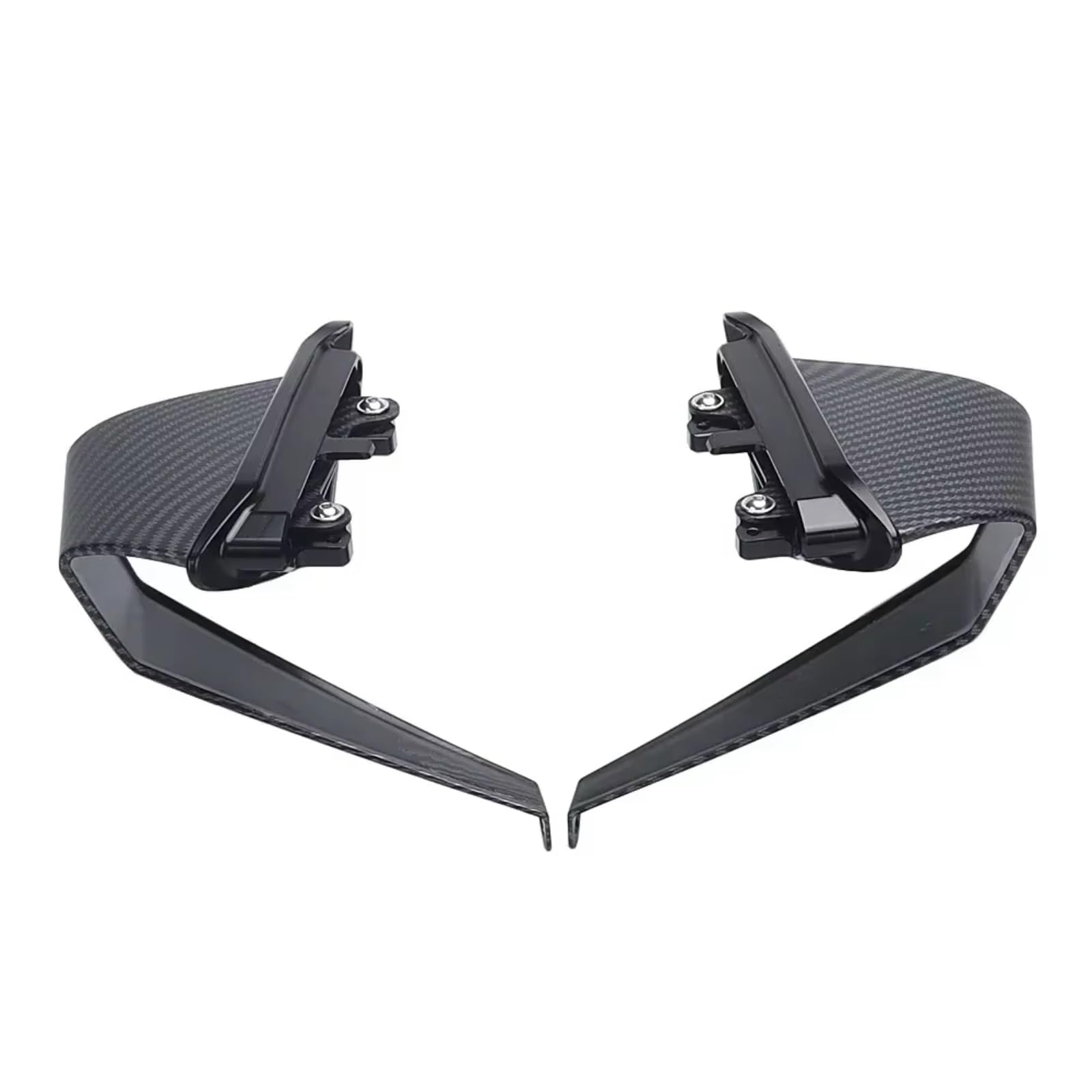 YSSLYEU Motorrad-Winglets Kompatibel Mit Ducati Für Monster937/Plus 2021 2022 2023 2024 Motorrad Aerodynamischer Seitenabtrieb Für Nackte Spoiler Festes Winglet Für Flügel(Carbon Fiber-Black) von YSSLYEU